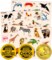 QUOKKA Wooden Puzzles for Toddlers 1-3 – 3xSET Toddler Puzzles Ages 2-4 – Montessori Animal Toy Puzzles for Toddlers 3-5 Year Old – Wood Toy Learning Realistic Animals for Boy and Girl